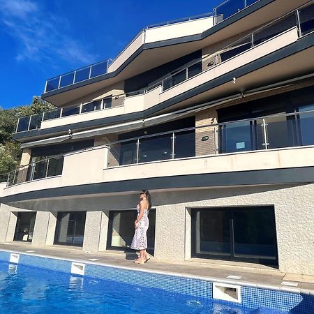 Villa De Lujo Con Vistas Al Mar Y Piscina Privada サンタ・スサナ エクステリア 写真